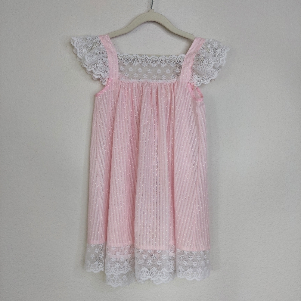 Vintage Collection For Children‎ Polka Dot Lace Dress Size 6